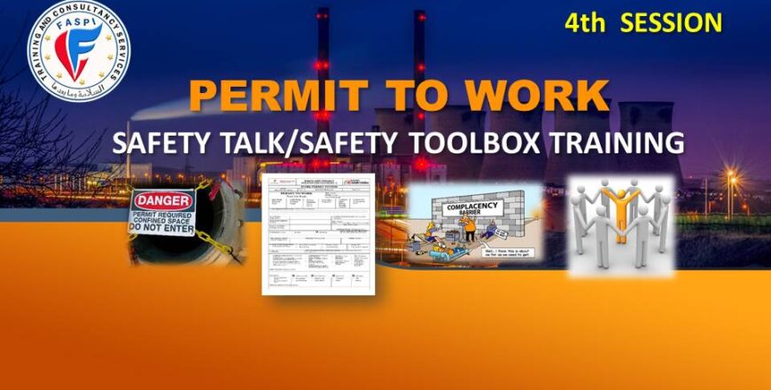 4. PERMIT TO WORK & TOOLBOX TALK