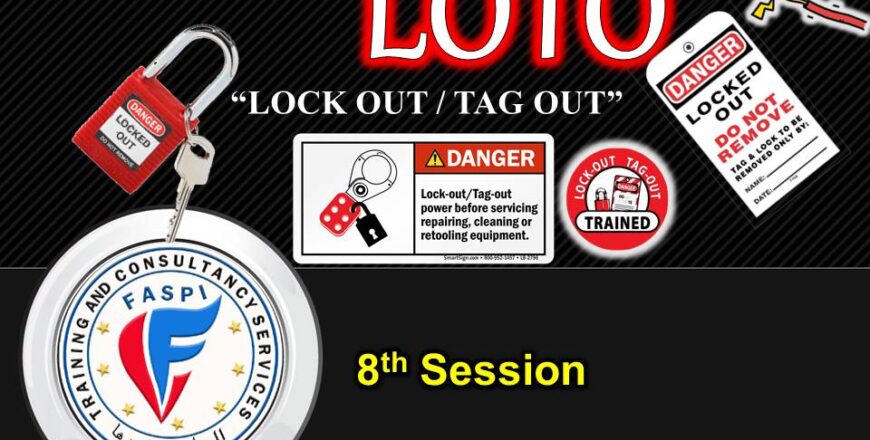 8. Lock out tag out